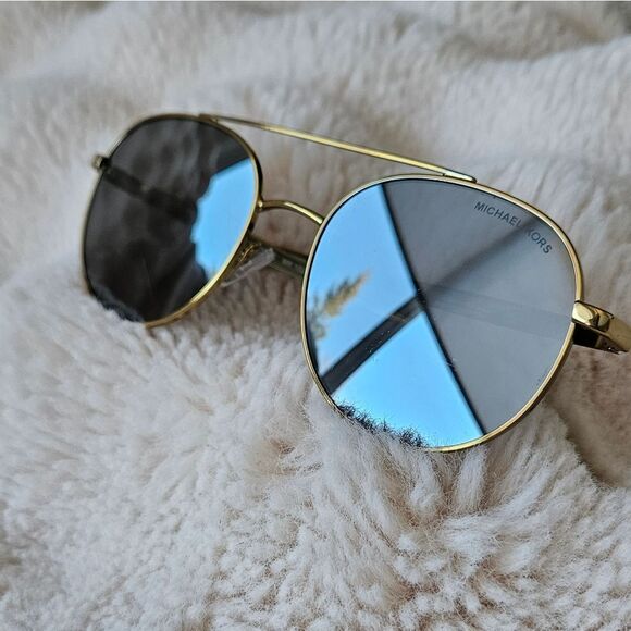 Micheal kors gold aviator sunglasses - Picture 1 of 5